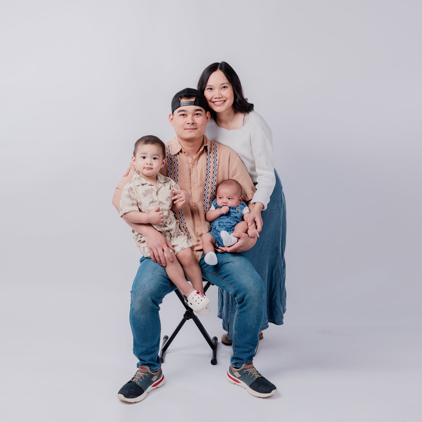 Indoor family photo 2